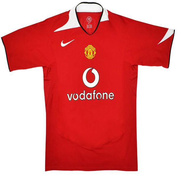 Camiseta Manchester United Replica Primera Ropa Retro 2005/06 Rojo